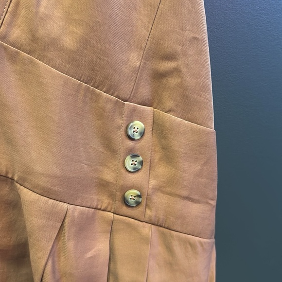 Anthropologie | BY ANTHROPOLOGIE SLEEVELESS V-NECK PINAFORE ROMPER | Large | NWT - Picture 9 of 11